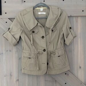 LOFT Women's Utility Jacket in Khaki